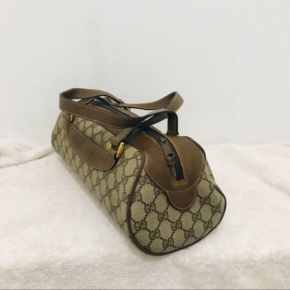 Vintage Gucci canvas and leather bag - Picture 12 of 16